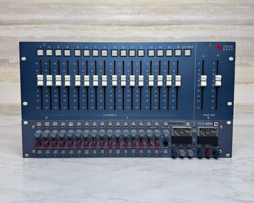AMS Neve 8816 16-Channel Summing Mixer plus 8804 Fader Pack