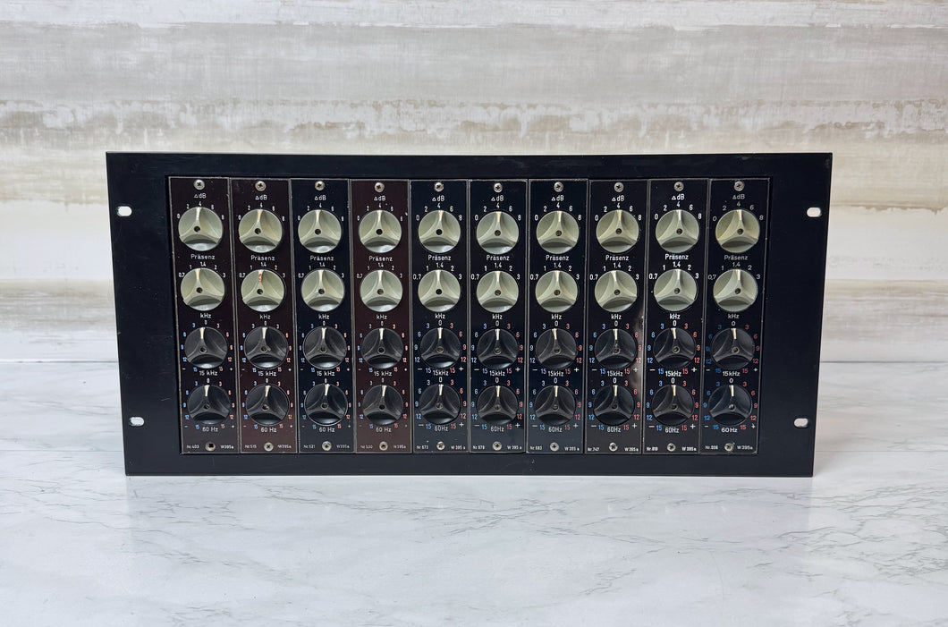 Telefunken TAB W395a Equalizer 10-Channel Rack