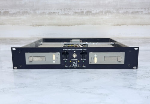Tab Telefunken V72a Tube Preamps Racked