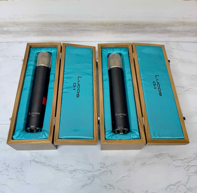 Lucas CS-1 Large Diaphragm Tube Condenser Microphone (Pair)