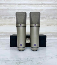 Neumann U87 Condenser Microphone Vintage Pair