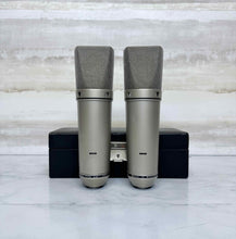 Neumann U87 Condenser Microphone Vintage Pair