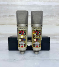 Neumann U87 Condenser Microphone Vintage Pair